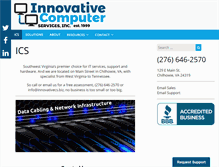 Tablet Screenshot of innovativecs.biz